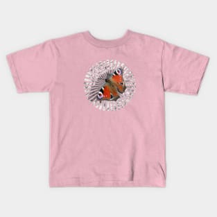 Peacock Butterfly Kids T-Shirt
